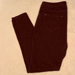 Burgundy Jeggings